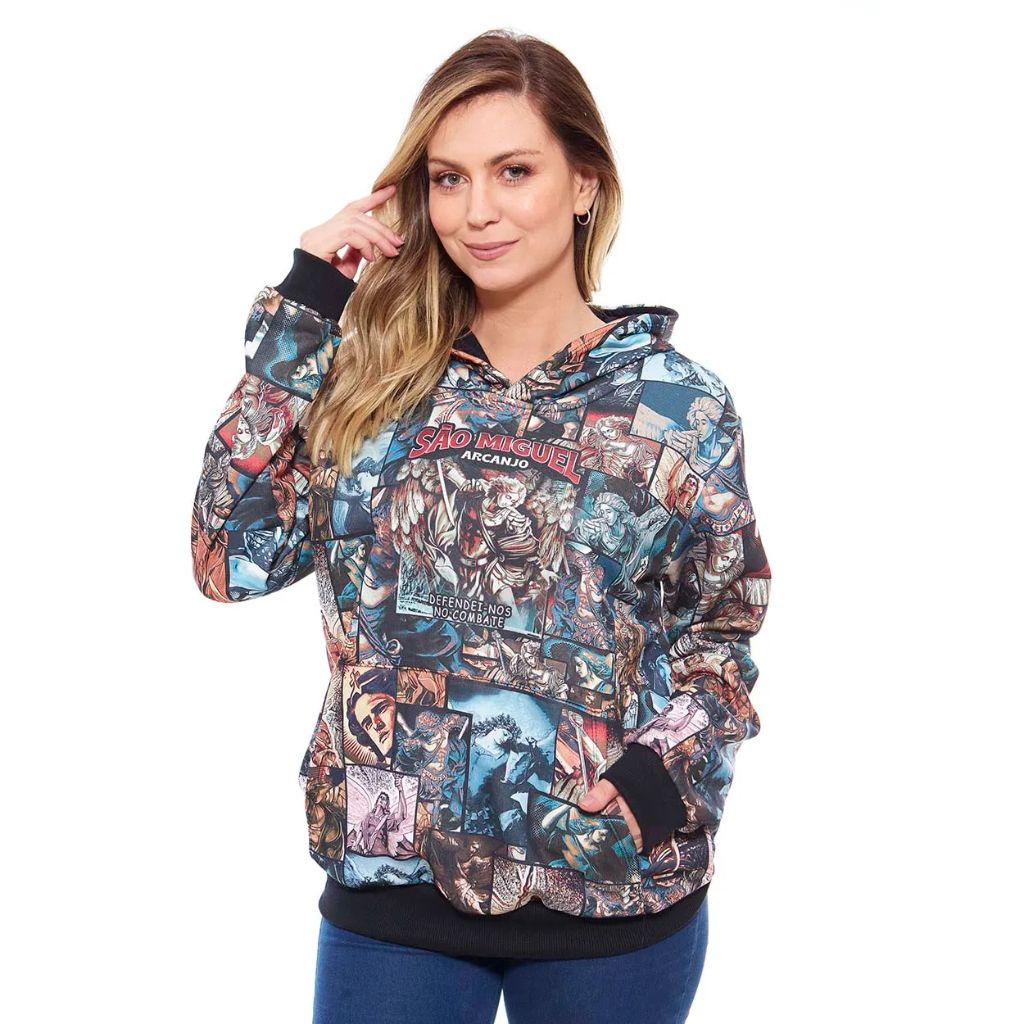 Moletom feminino São Miguel Arcanjo