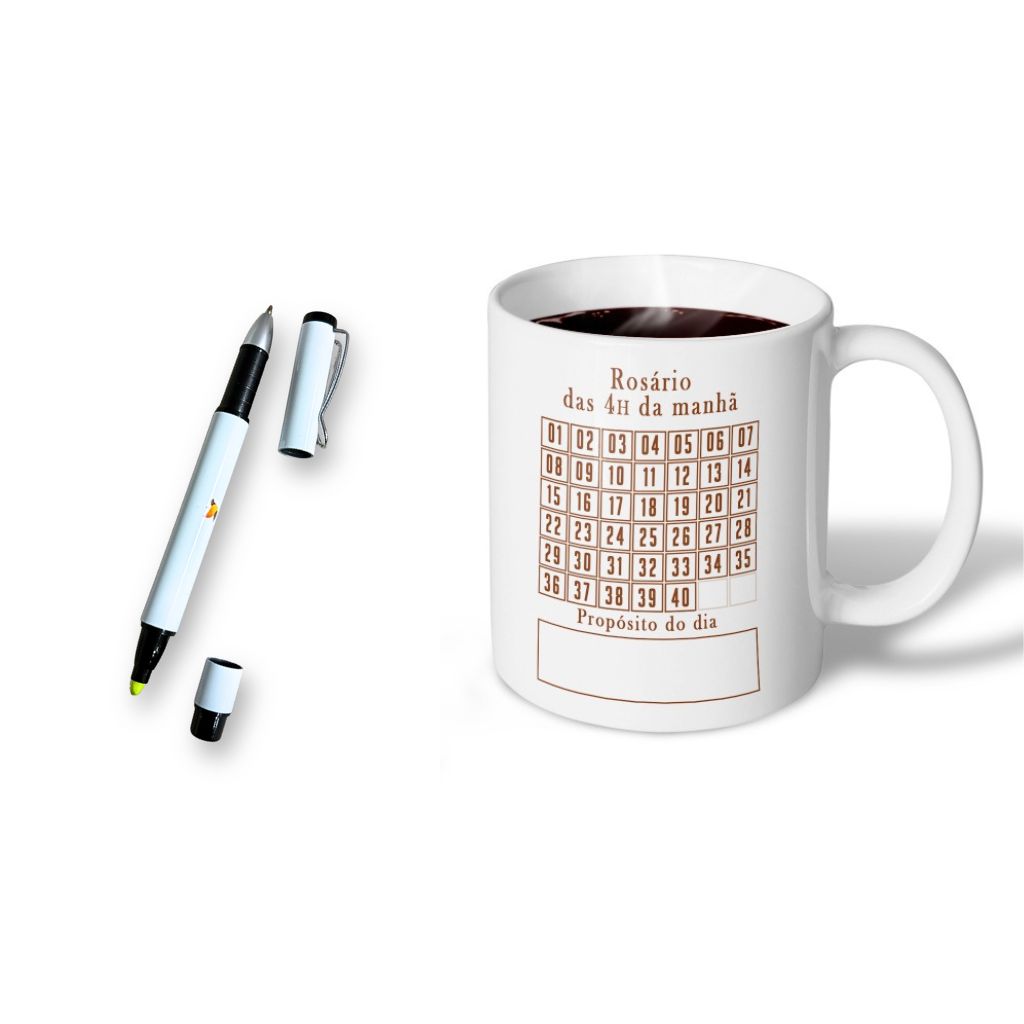Combo Caneca +40 dias com São Miguel Arcanjo